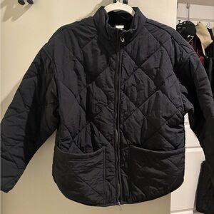 all in motion Black Quilted Puffer Jacket